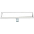 Душевой лоток ALMAes Laguna 80 LG80WH с двухсторонней решеткой белый