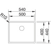 кухонная мойка blanco claron 500-u 521577