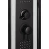 душевая кабина niagara premium 90x90 ng-6901-01g black с гидромассажем