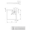 акриловый поддон 90x90 см radaway argos c 4ac99-01