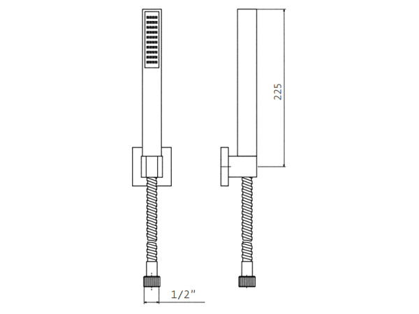 душевой гарнитур mamoli blade pd400001 цвет хром