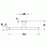 держатель туалетной бумаги duravit starck t 0099384600