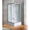 душевая кабина river neva 80x80x26 мт б/к 10000001285 профиль матовый хром задняя стенка белая