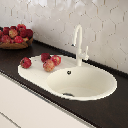 кухонная мойка lemark lacha 720 9910055 антрацит