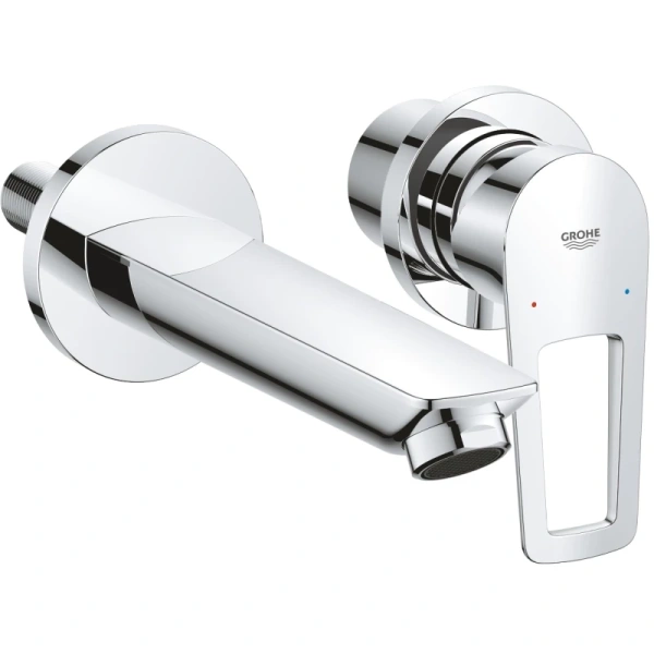 смеситель для раковины без донного клапана grohe bauloop new 20289001