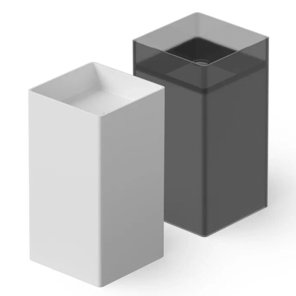 раковина dea design pedestal basin dd2017 450 18 напольная, без отв., solid surface, 45х45х90см., white №18