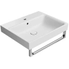 Раковина GSI Nubes 9631109 подвесная, 60x50 см, Bianco opaco (Белый матовый)