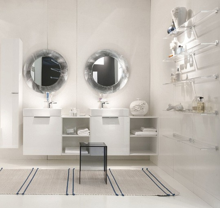Зеркало Laufen Kartell 3.8633.1.084.000.1 прозрачный пластик