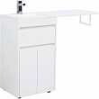 Тумба с раковиной Aquanet Токио 110 L 239204 Белая