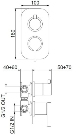 смеситель для душа webert coral co860101015 цвет хром