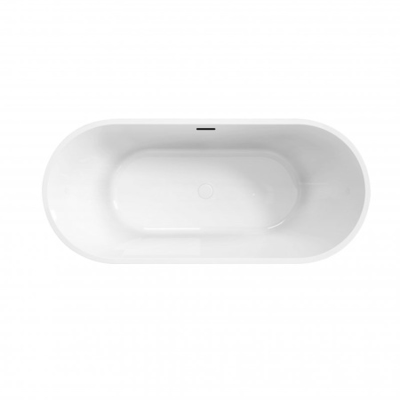 ванна акриловая отдельностоящая belbagno uno bb701-1600-730-k