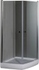 душевой поддон из искусственного камня aquanet ivo 90x100 r 183650 белый