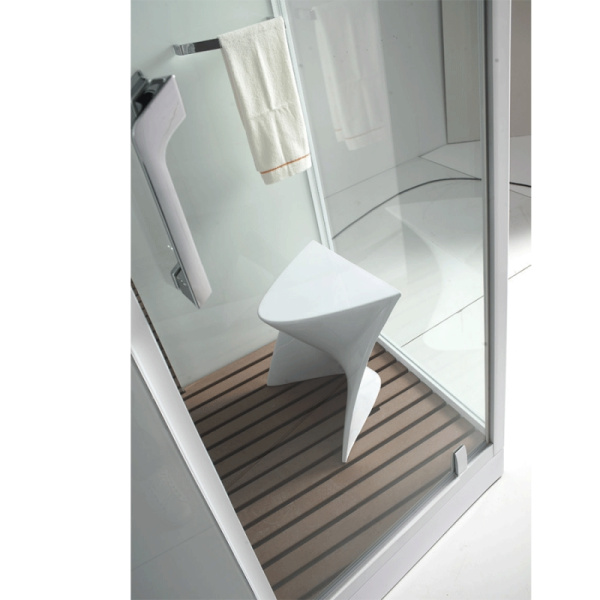 душевая кабина orans 120x90 r 89105rw с баней профиль белый задние стенки белые