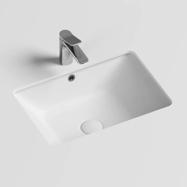 Раковина Ceramicanova Element CN6045 встраиваемая, снизу, 55.2x40 см, белая