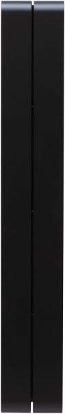 Полка Aquanet Магнум 00302226 15x100 см, вертикальная, цвет черный матовый
