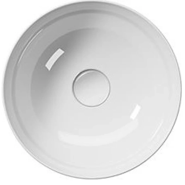 раковина gsi pura 885411 накладная, ø32 см, bianco lucido (белый глянец)