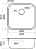 мойка кухонная omoikiri omi 49-u/i-lg светлое золото