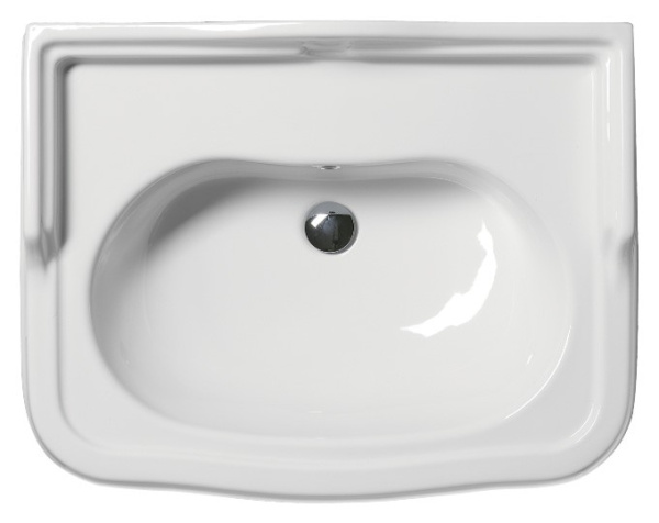 раковина gsi old antea 5646112 подвесная, x см, bianco lucido (белый глянец)