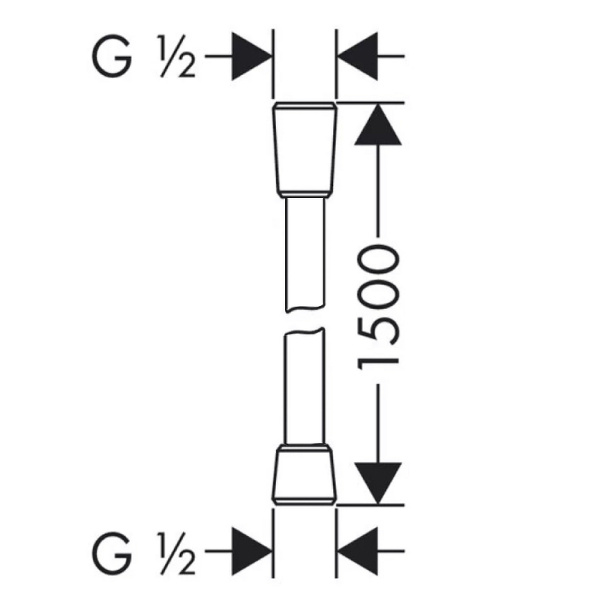 душевой шланг lemark le8025p-black черный