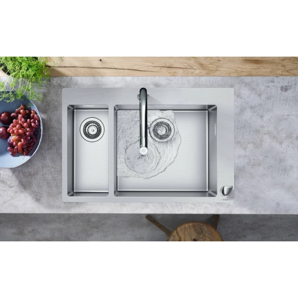 смеситель для кухни hansgrohe metris m71 73804000, хром