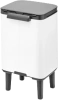 мусорное ведро brabantia bo hi 227042 4 л, белое
