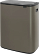 Мусорное ведро Brabantia Bo Touch Bin 223068 60 л, платиновое