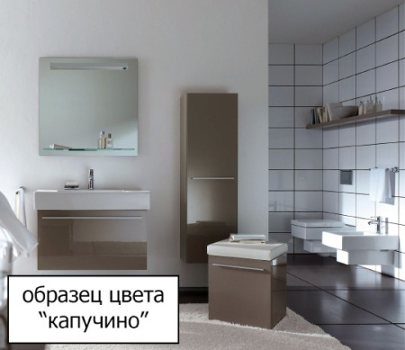 шкаф-пенал duravit l-cube капучино l