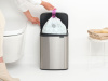 мусорное ведро brabantia bo 230486 12 л, матовая сталь