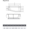 акриловая ванна relisan aquarius 170x70 r гл000023278