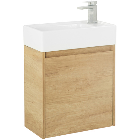 тумба под раковину belbagno kraft mini-500/260-1a-so-rnn-r, цвет rovere nebrasca nature