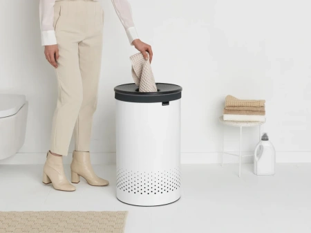 корзина для белья brabantia 304880 белая