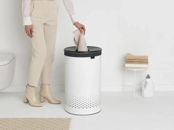 Корзина для белья Brabantia 304880 белая