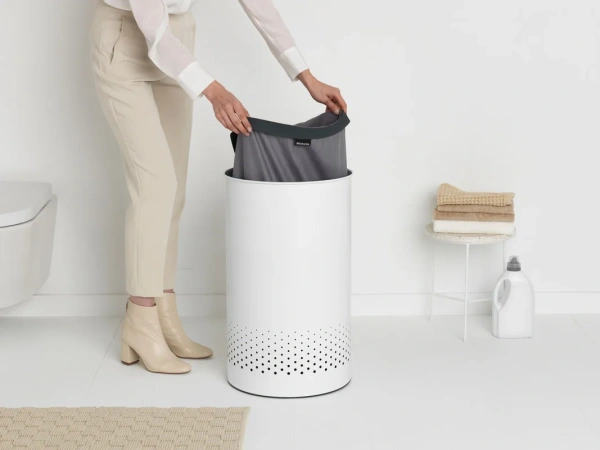 Корзина для белья Brabantia 304880 белая