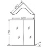 Гладильная доска Brabantia B 116001 124х38 стрекозы