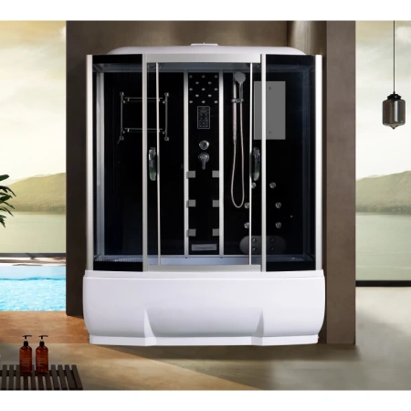 душевой бокс river wisla 170x80х50 тн 10000002110+10000002291 с поддоном