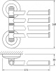 полотенцедержатель fbs standard sta 046