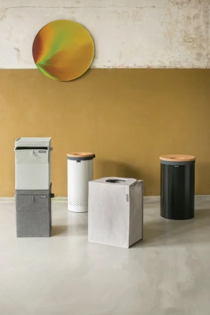 корзина для белья brabantia 120022 черная