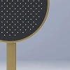 душевой комплект sancos space sc3006bg 320 мм, с термостатом, золотой матовый