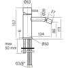 смеситель для биде cisal xion xi000564d1