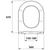сиденье для унитаза owl 1975 eter owlc19-003 белое с микролифтом