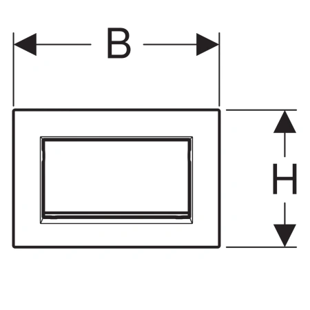 клавиша для инсталляции geberit sigma 30 115.893.kx.1 хром