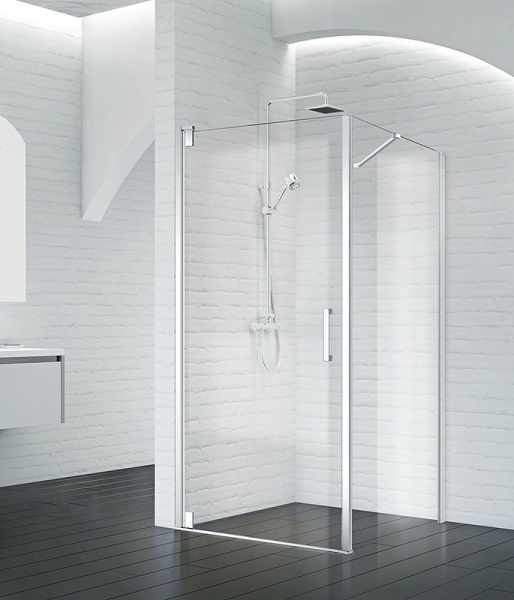 душевой уголок belbagno marmi 60х100 marmi-ah-1-60/100-c-cr профиль хром стекло прозрачное