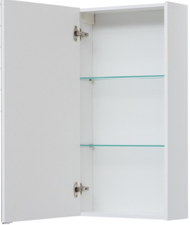 зеркальный шкаф aquanet августа 58 l 00210009, дуб сонома