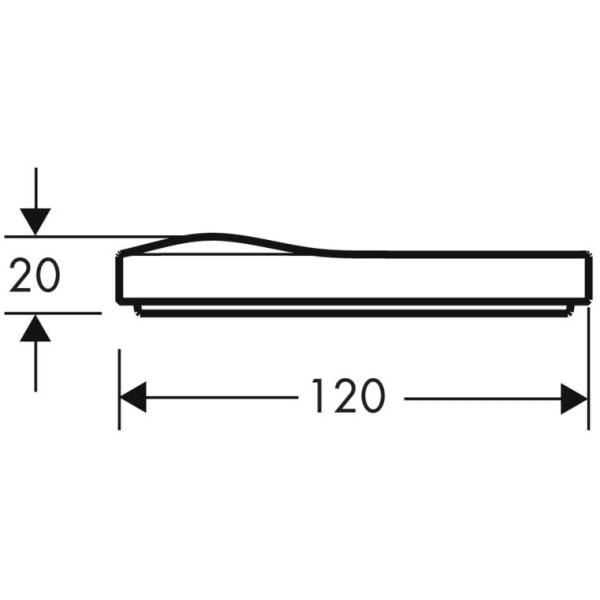 Мыльница Axor Massaud 42233000