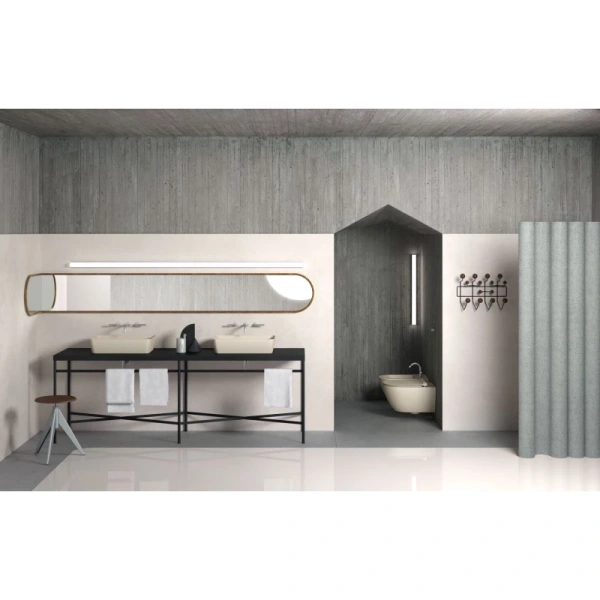 раковина gsi nubes 903611 накладная, 60x38 см, bianco lucido (белый глянец)