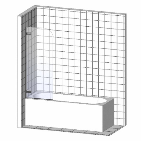 шторка на ванну radaway eos pnj 70 r