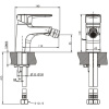 смеситель для биде bravat eler f3239218cp-1-rus
