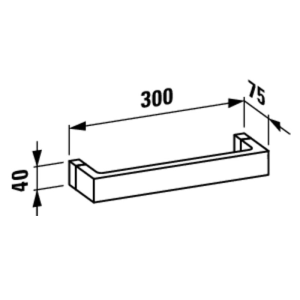 Полотенцедержатель Laufen Kartell 3.8133.0.083.000.1