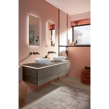 раковина villeroy & boch loop & friends 4a450001 накладная, ø38 см, альпийский белый