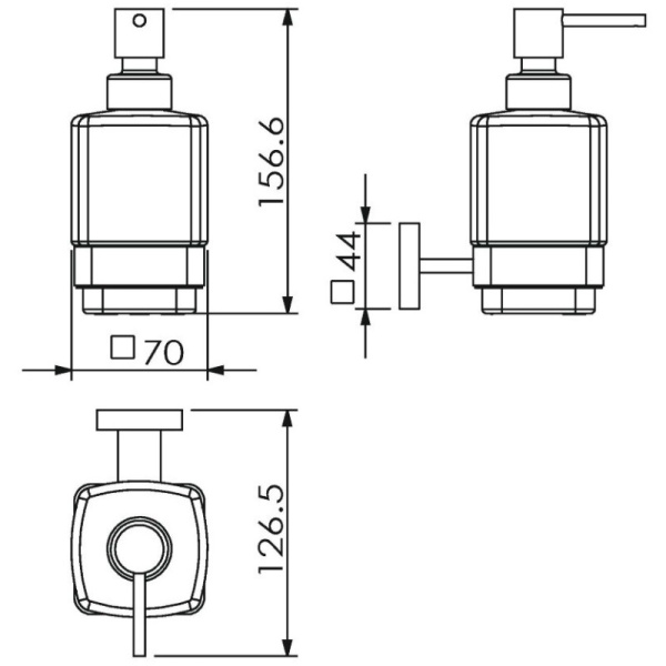 Дозатор Langberger Ledro 21821A